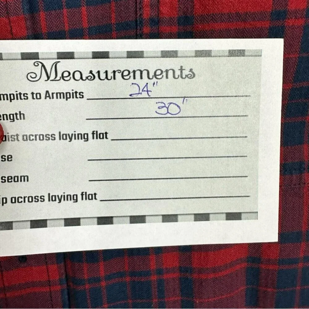 Columbia Casual Button-Down Men's Long Sleeve Blue‎ & Red Plaid Shirt Size Large - Picture 9 of 9